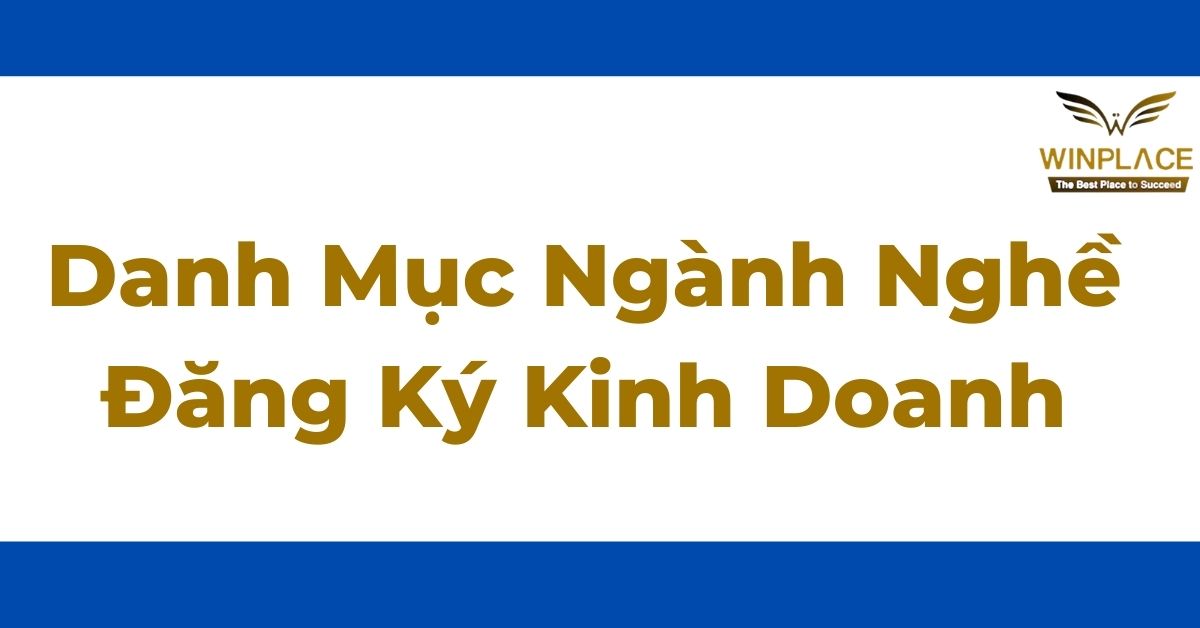 Danh mục ngành nghề đăng ký kinh doanh download