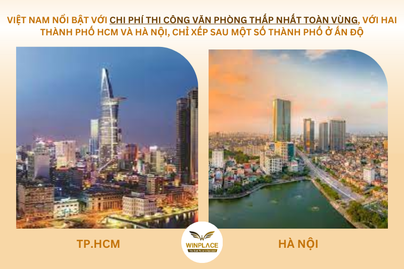 Việt Nam có giá thi công văn phòng rẻ nhất khu vực