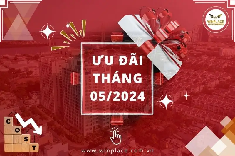 chương trình ưu đãi tháng 5 văn phòng winplace