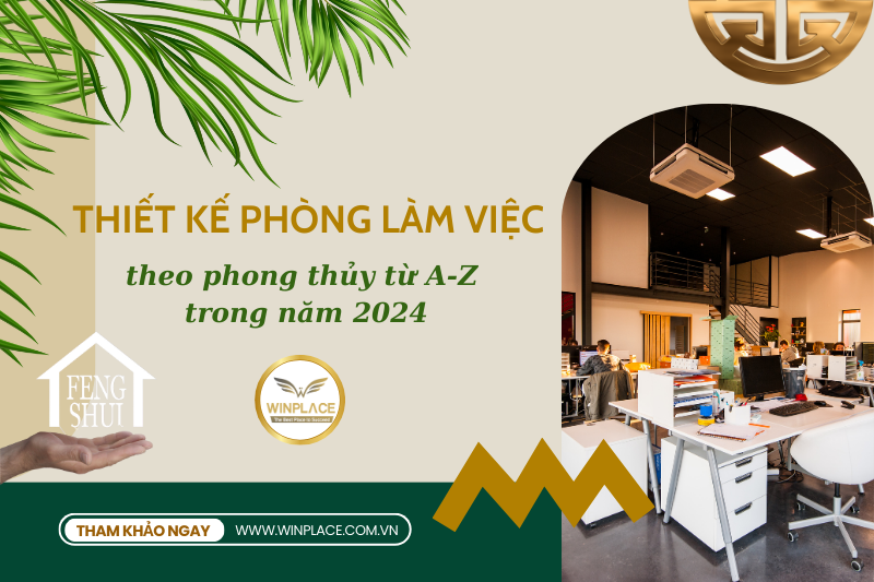 thiết kế văn phòng làm việc phong thủy